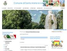 Tablet Screenshot of comune.santamarialalonga.ud.it